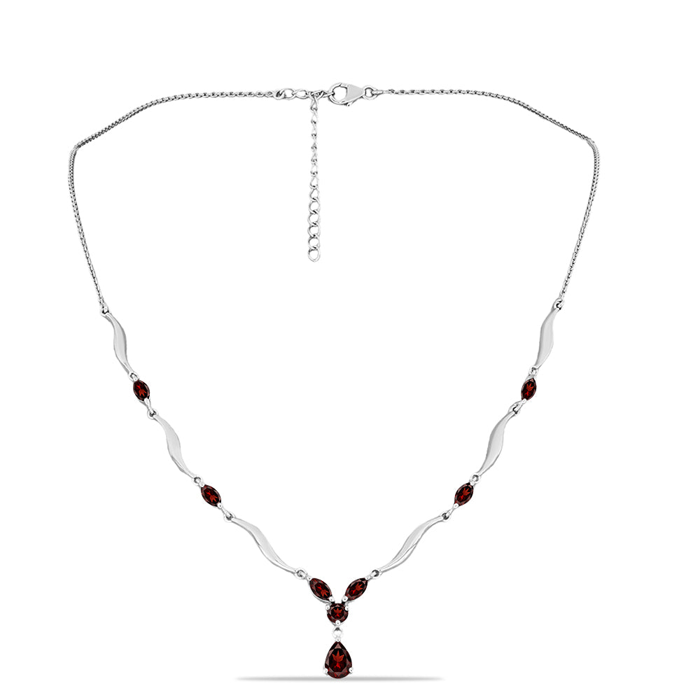 Collar de Plata con Granate Barton 1 