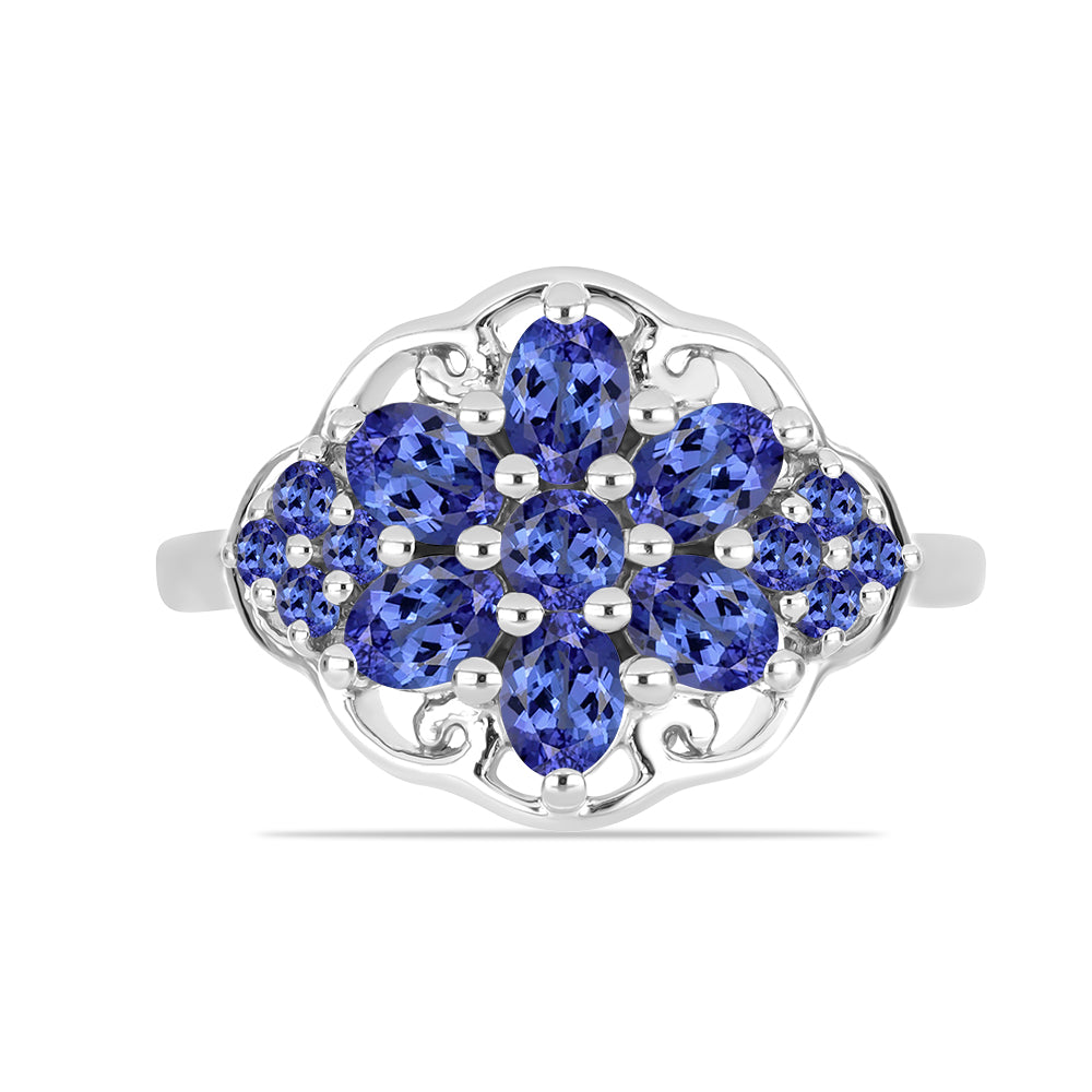 Anillo de Plata con Tanzanita