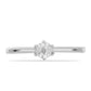 Anillo de Plata con Diamante blanco