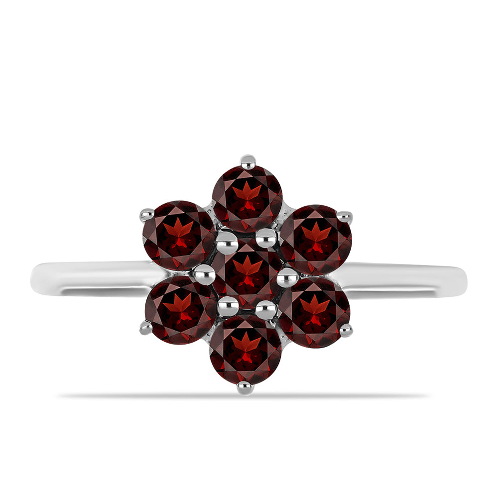 Anillo de Plata con Granate Barton