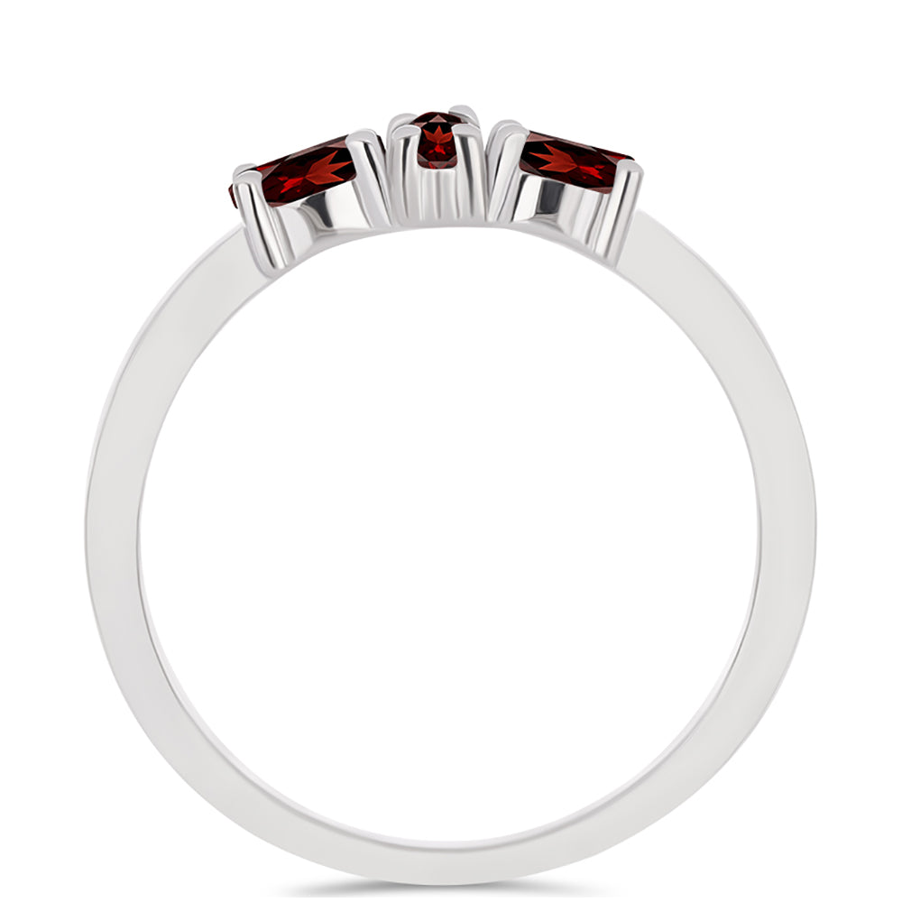 Anillo de Plata con Granate Barton 2 