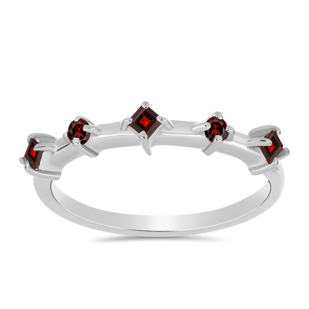 Anillo de Plata con Granate Barton 3 