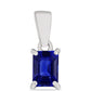 Colgante de Plata con Zafiro Azul Australiano