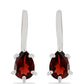 Pendientes de Plata con Granate Barton