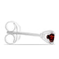 Pendientes de Plata con Granate Barton