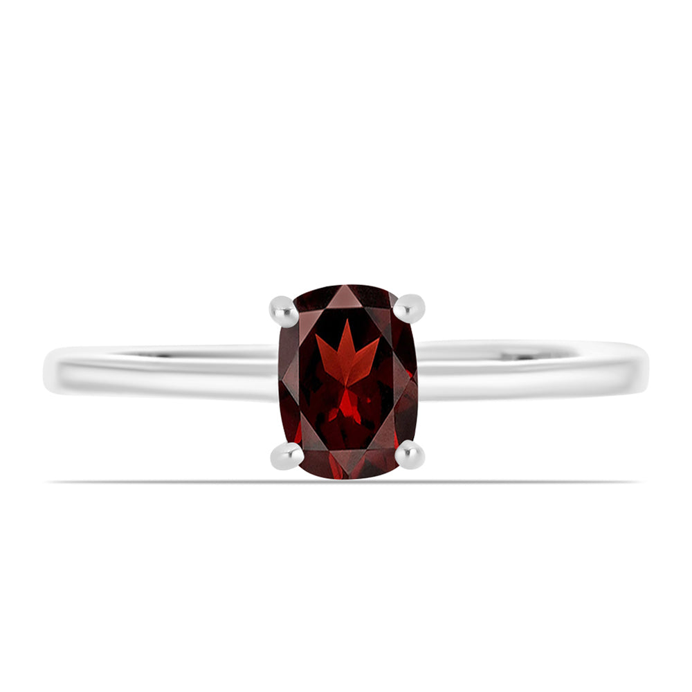 Anillo de Plata con Granate Barton