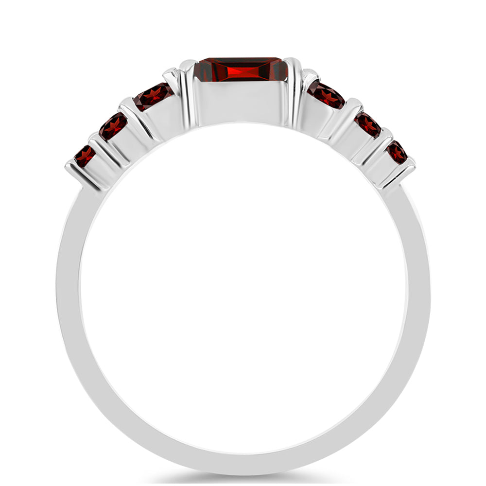 Anillo de Plata con Granate Barton 2 