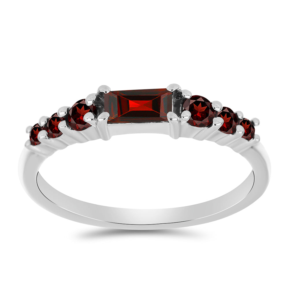 Anillo de Plata con Granate Barton 3 
