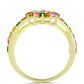 Anillo de Plata Bañada en Oro con Chakra Turmalina