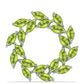 Broche de Plata con Peridoto de Changbai