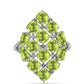 Anillo de Plata con Peridoto de Changbai
