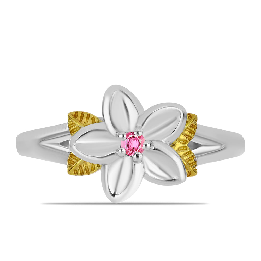 Anillo de Plata con Turmalina Rosa de Pelmadulla 1 