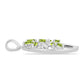 Colgante de Plata con Peridoto de Changbai