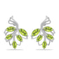 Pendientes de Plata con Peridoto de Changbai
