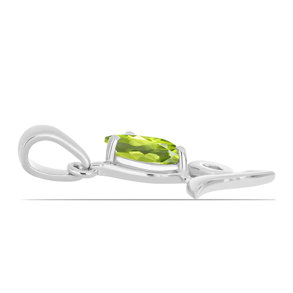 Colgante de Plata con Peridoto de Changbai