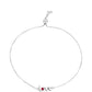 Pulsera de Plata con Rubí de Madagascar
