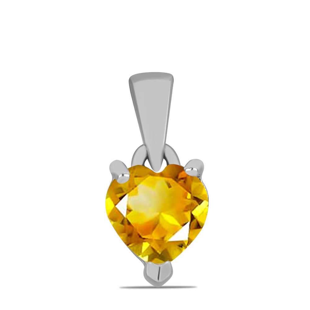 Colgante de Plata con Citrino de los Montes Urales 1 