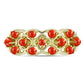 Anillo de Plata Bañada en Oro con Coral de Esponja Roja
