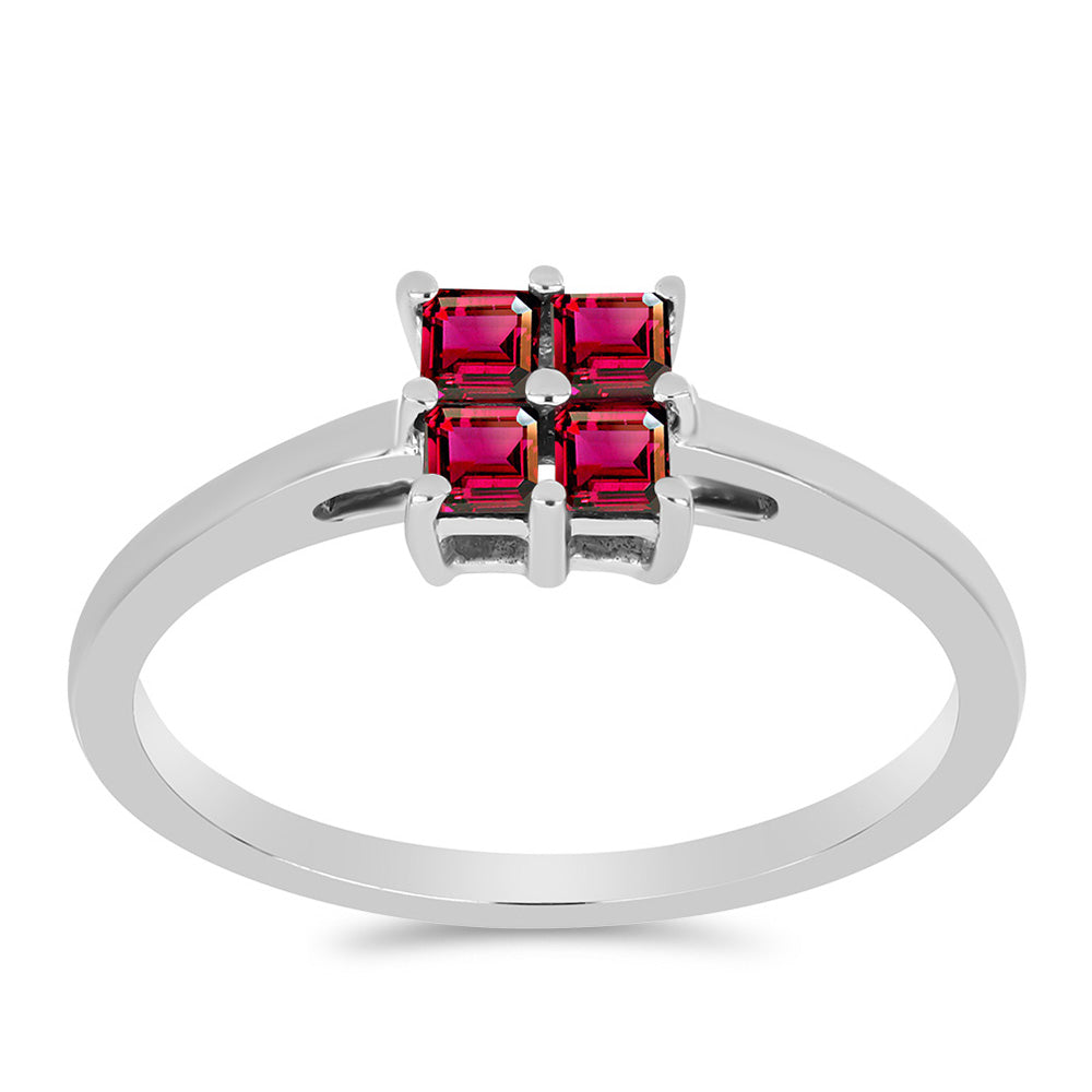 Anillo de Plata con Rubelita de Cruzeiro 3 