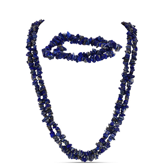 Conjunto Pepita con Lapislázuli ( Collar +Pulsera )