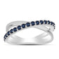 Anillo de Plata con Moisanita "Púrpura Imperial"