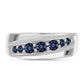 Anillo de Plata con Moisanita "Púrpura Imperial"