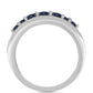 Anillo de Plata con Moisanita "Púrpura Imperial"
