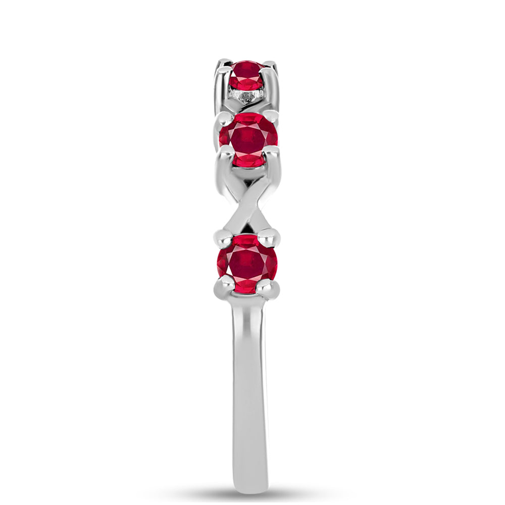 Anillo de Plata con Rubí de Madagascar 4 