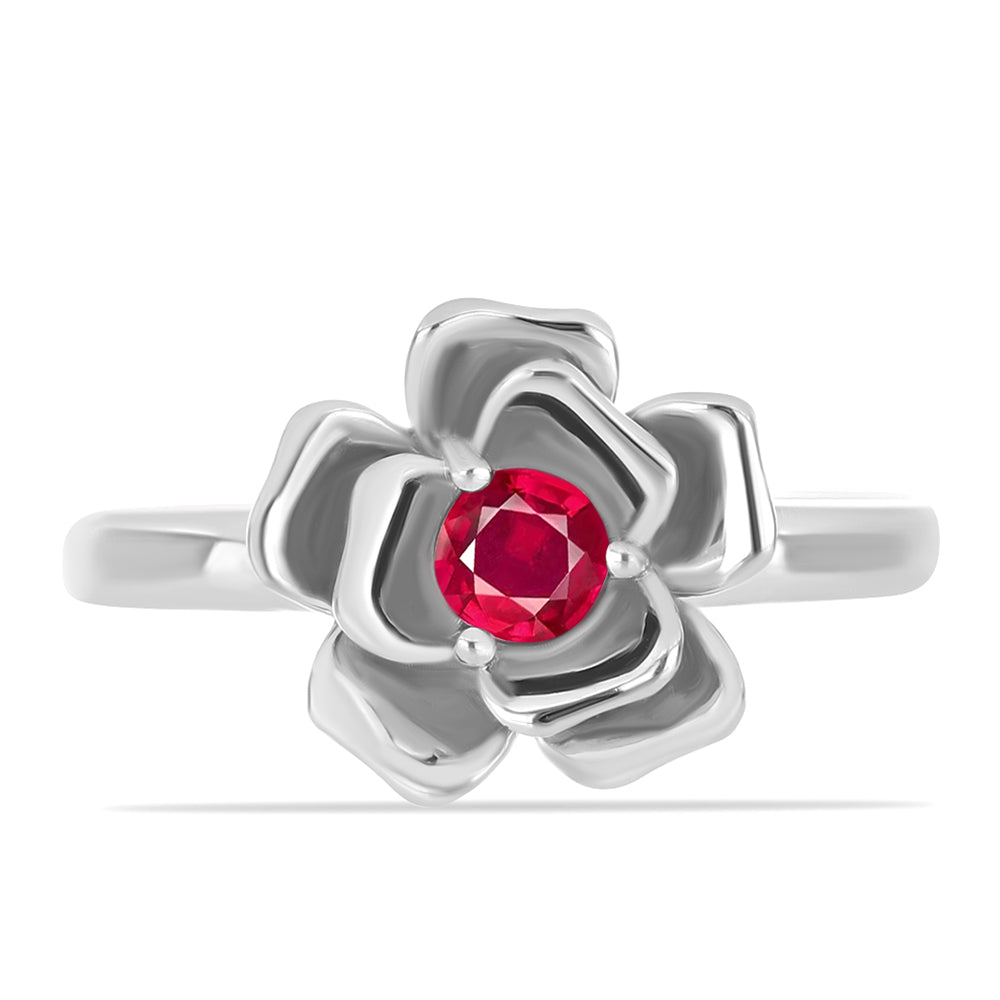 Anillo de Plata con Rubí de Madagascar 1 