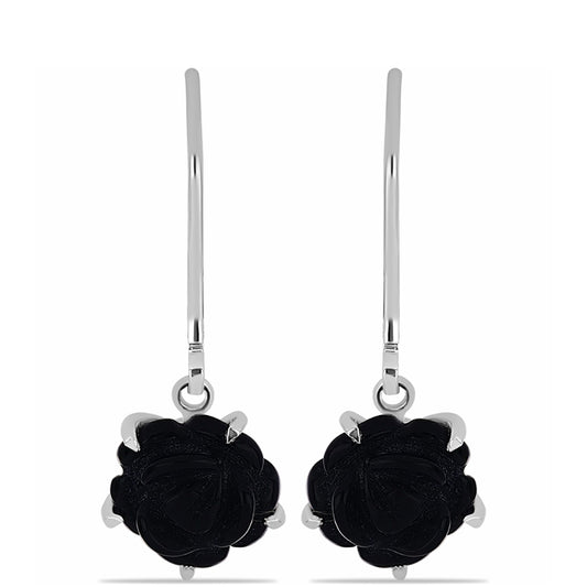 Pendientes de Plata con Obsidiana
