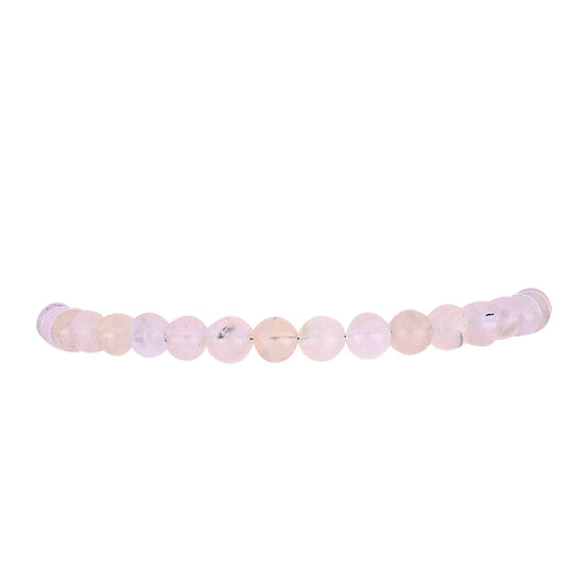 Pulsera de Plata Bañada en Oro con Piedra Lunar Arco Iris