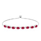 Pulsera de Plata con Rubí de Madagascar