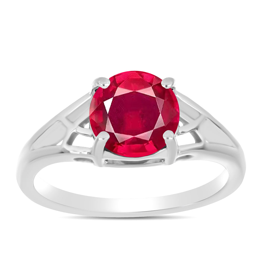 Anillo de Plata con Rubí de Madagascar 3 