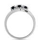 Anillo de Plata con Obsidiana