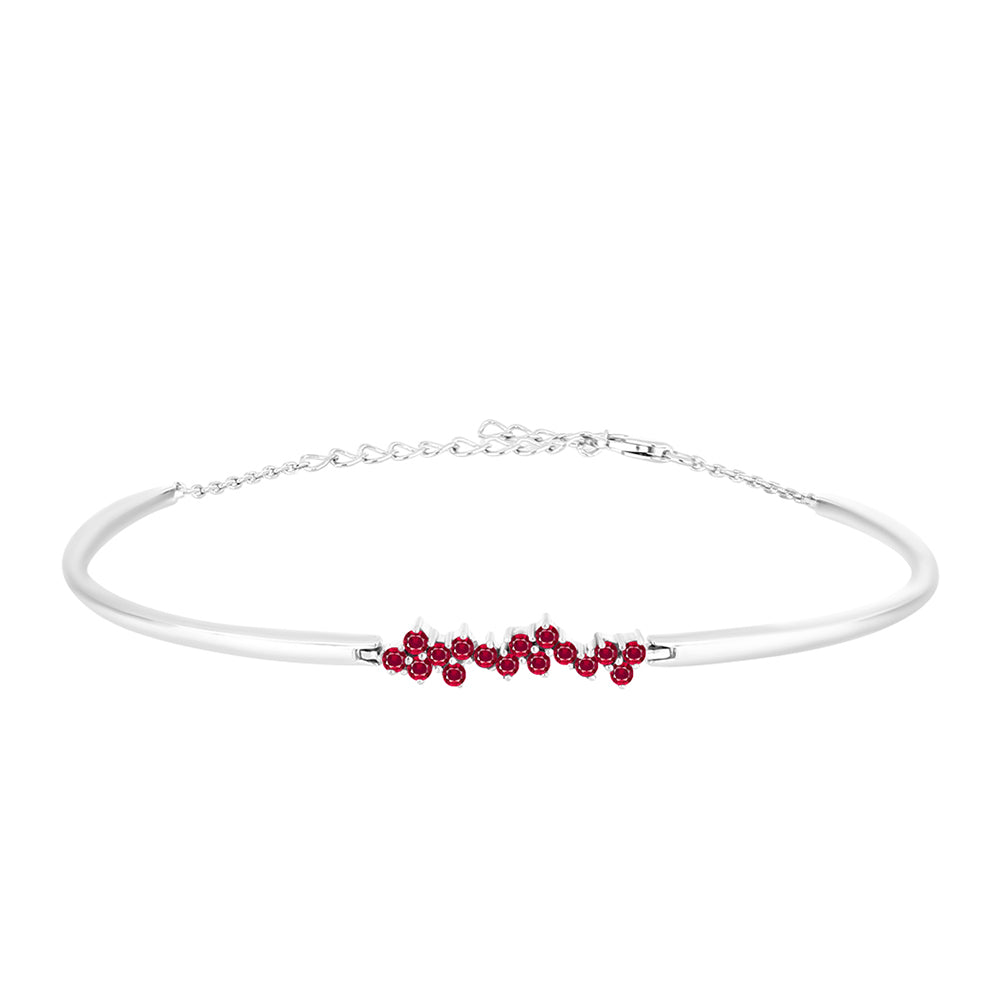Pulsera de Plata con Rubí de Madagascar 1 