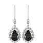 Pendientes de Plata con Jaspe Picasso y Topacio Blanco