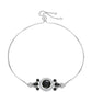 Pulsera de Plata con Jaspe Picasso y Topacio Blanco