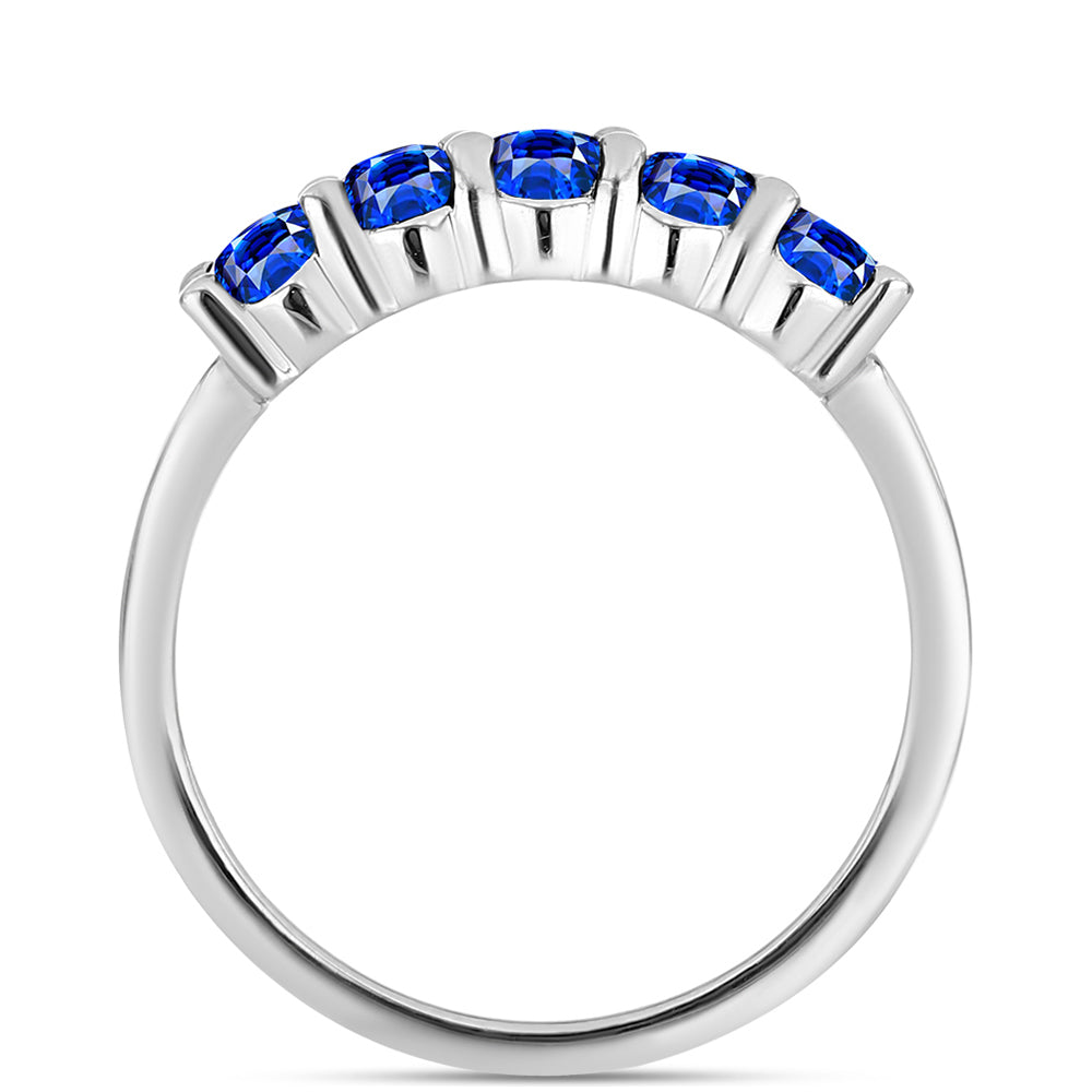 Cruz Conjunto de Plata con Zafiro Azul Australiano ( Pendientes +Anillo +Colgante )