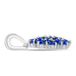 Colgante de Plata con Zafiro Azul Australiano