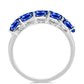 Anillo de Plata con Zafiro Azul Australiano