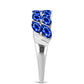 Anillo de Plata con Zafiro Azul Australiano