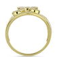 Anillo de Plata Bañada en Oro con Madreperla