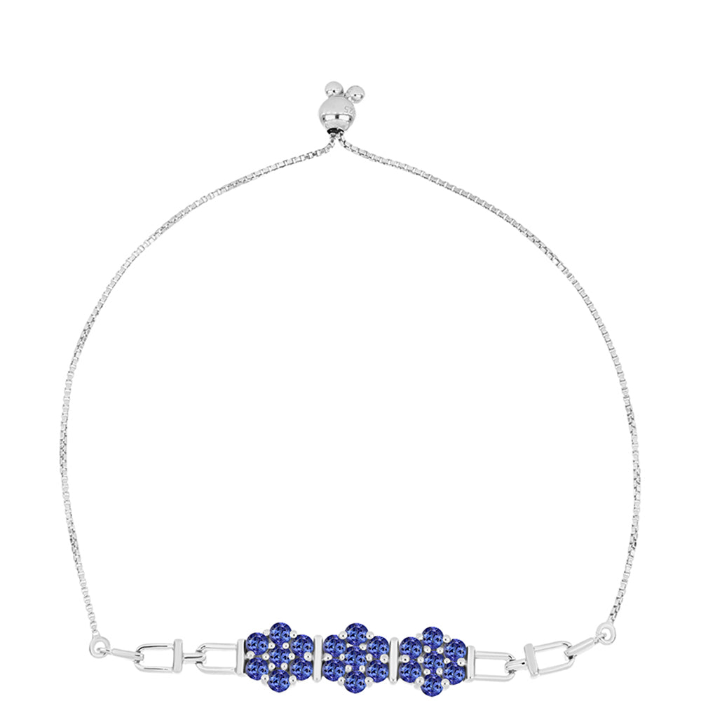 Pulsera de Plata con Tanzanita AAA