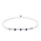 Pulsera de Plata con Tanzanita AAA y Ópalo Etiopie blanci de Lega Dembi