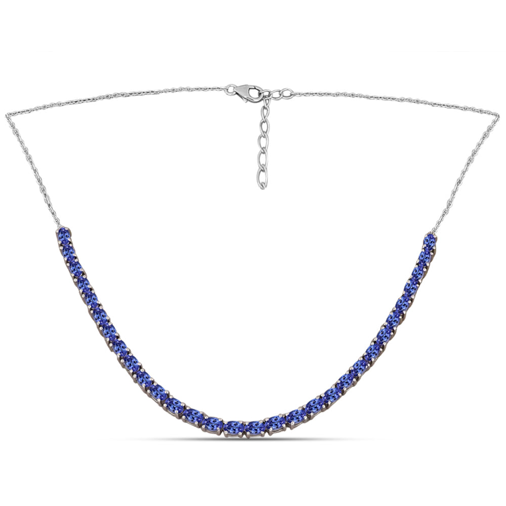 Collar de Plata con Tanzanita AAA