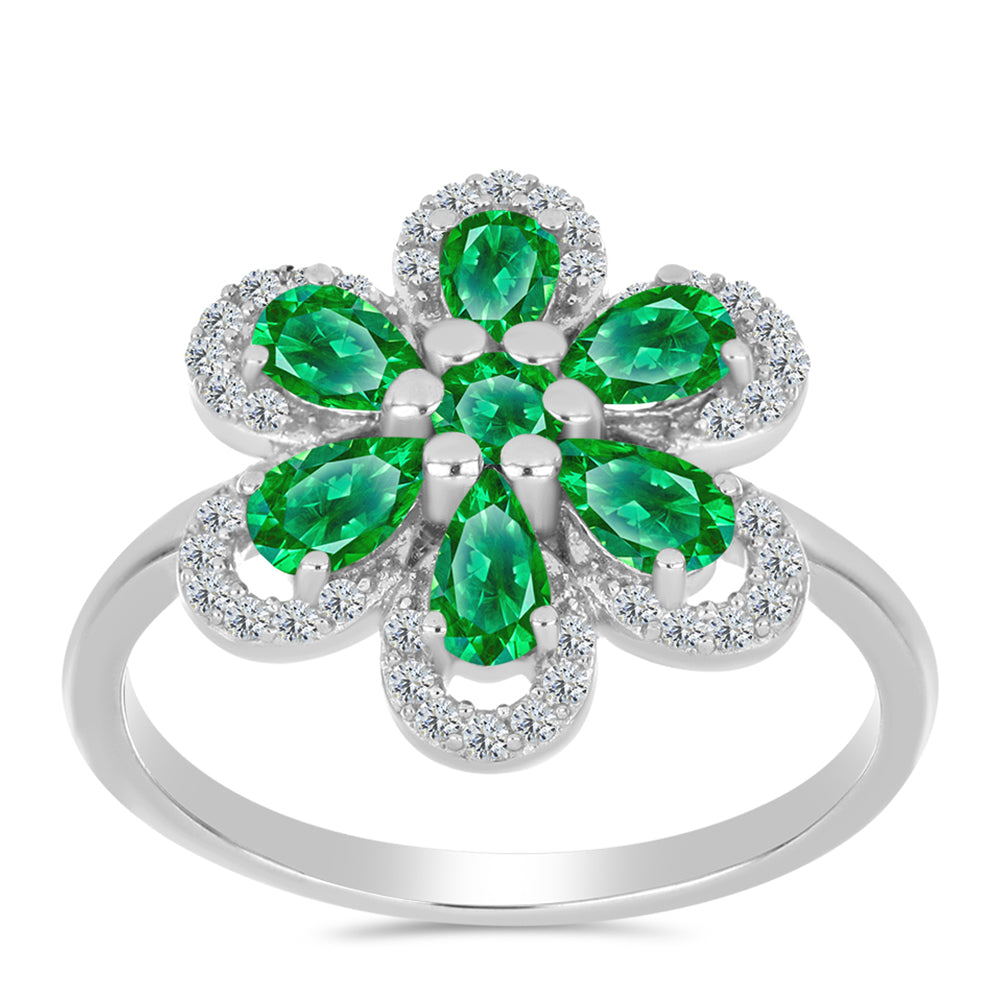 Anillo de Plata con Granate Kijani 3 