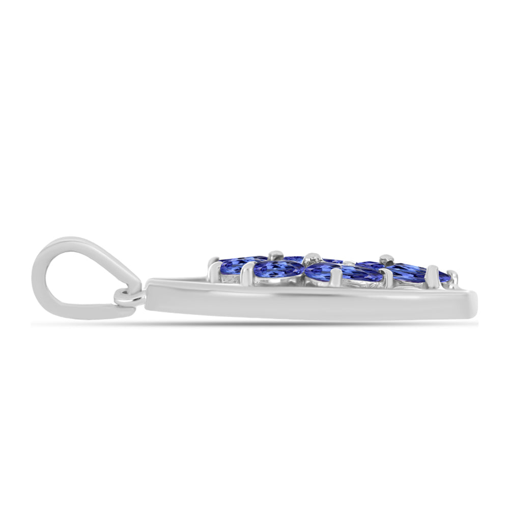 Colgante de Plata con Tanzanita AAA 2 