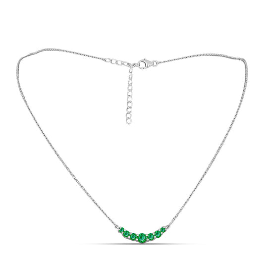 Collar de Plata con Granate Kijani