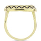 Anillo de Plata Bañada en Oro con Madreperla