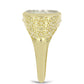 Anillo de Plata Bañada en Oro con Madreperla